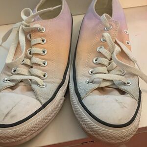 These are ti dye converse size eight in womens they have e never been wore!!